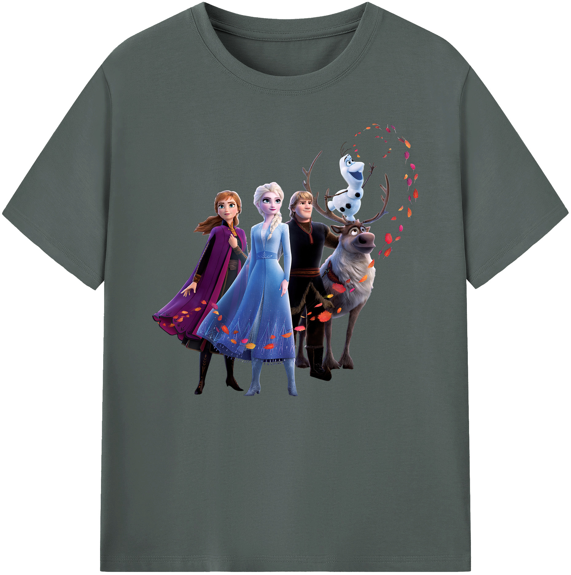 （画像用） アナと雪の女王 アンナ エルサ Frozen Anna Elsa 綿100％ メンズ半袖Tシャツ｜肌触りやわらか＆通気性